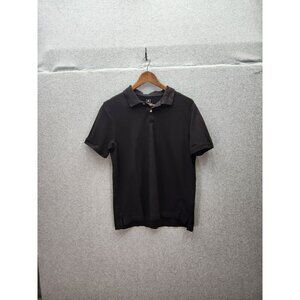 George Black Polo Shirt M (38-40) 98% Cotton 2% Spandex